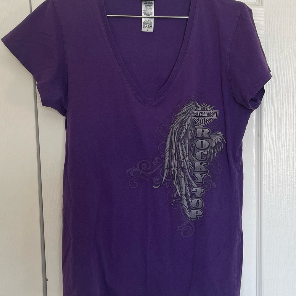 Harley-Davidson Purple Graphic Tee